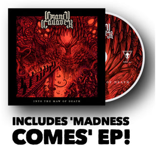 the album cover for Grand Cadaver - Into The Maw Of Death
