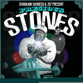 the album cover for Shabaam Sahdeeq - Precious Stones