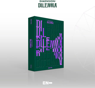 the album cover for ENHYPEN - DIMENSION : DILEMMA [SCYLLA version]