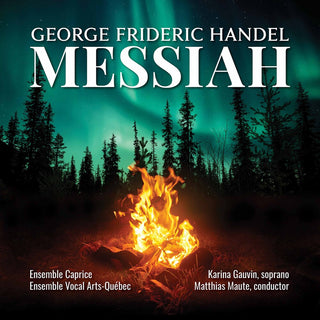the album cover for Hamburger / Ensemble Caprice / Gauvin - Messiah