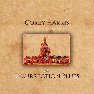 the album cover for Corey Harris - Insurrection Blues
