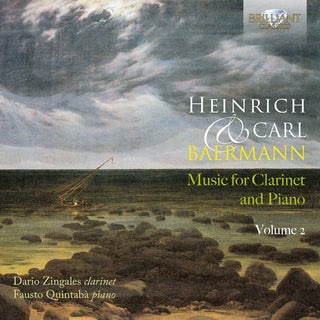 the album cover for Baermann / Zingales / Quintaba - Music For Clarinet & Piano
