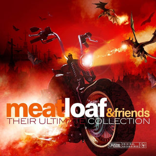 the album cover for Meat Loaf & Friends - Their Ultimate Collection [180-Gram Red Colored Vinyl]