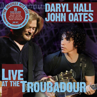 the album cover for Daryl Hall & John Oates - Live At The Troubador [2CD]
