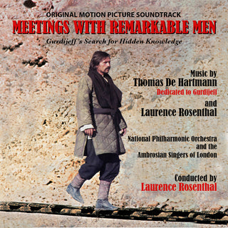 the album cover for De Thomas Hartmann  / Rosenthal,Laurence (Ita) - Meetings With Remarkable Men / O.S.T. (Ita)