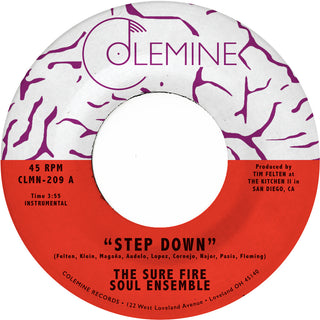 the album cover for Sure Fire Soul Ensemble - Step Down (Clear) [Colored Vinyl] [Clear Vinyl]