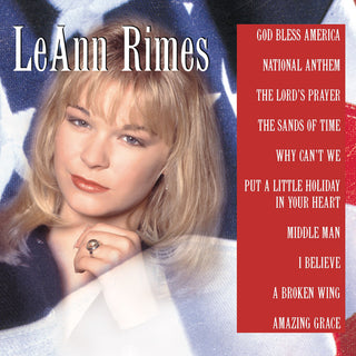 the album cover for LeAnn Rimes - God Bless America