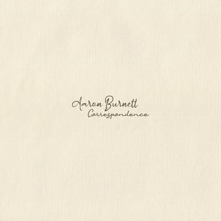 the album cover for Aaron Burnett - Correspondence