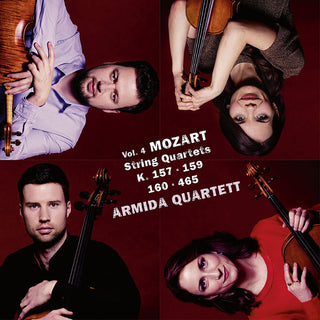 the album cover for Mozart / Armida Quartet - String Quartets 4