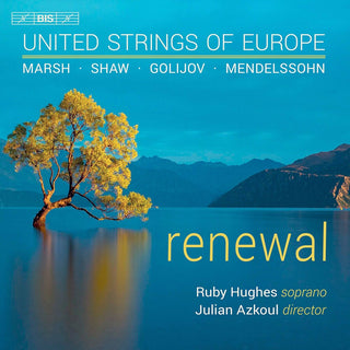 the album cover for Golijov / Hughes / United Strings Of Europe - Renewal (Hybr)