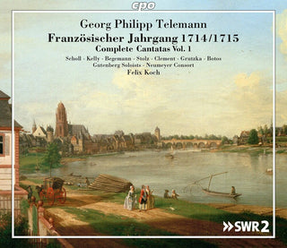 the album cover for Telemann / Scholl / Gutenberg Soloists - Complete Cantatas 1 (2pk)