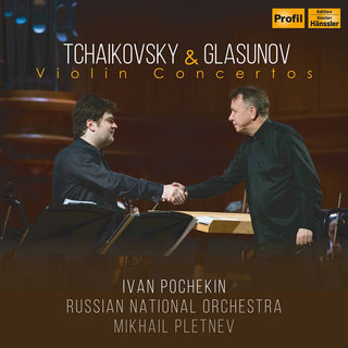 the album cover for Glasunow / Pochekin / Russian National Orch - Violin Concertos