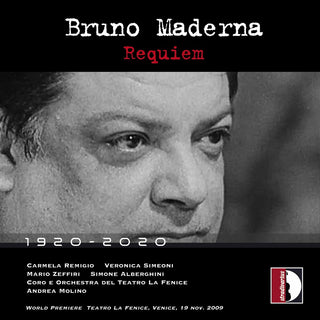 the album cover for Maderna / Remigio / Alberghini - Requiem