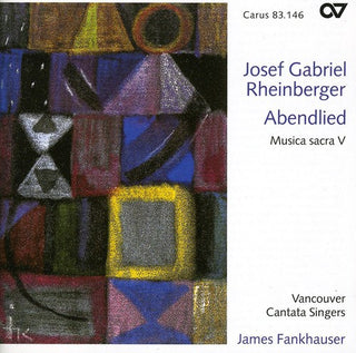 the album cover for Rheinberger - Abendlied: Sacred Music 5