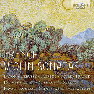 the album cover for French Violin Sonatas / Various (Box) - French Violin Sonatas / Various (Box)