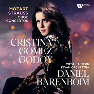 the album cover for Gomez Godoy, Cristina - Mozart / Strauss: Oboe Concertos