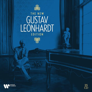 the album cover for GUSTAV LEONHARDT - The New Gustav Leonhardt Edition