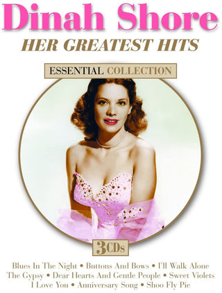 the album cover for Dinah Shore - Her Greatest Hits