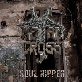 the album cover for Metal Cross - Soul Ripper (Grey & Black)