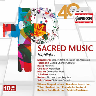 the album cover for 40th Anniversary: Sacred Music / Various (Box) - 40th Anniversary: Sacred Music / Various (Box)