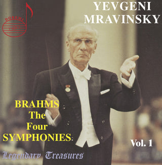 the album cover for Mravinsky - Mravinsky Conducts Brahms: The 4 Symphonies
