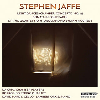 the album cover for Jaffe / Da Capo Chamber Players / Orkis - Music Of Stephen Jaffe 4