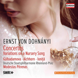 the album cover for Dohnanyi / Aichhorn / Modestas Pitrenas - Concertos