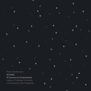 the album cover for Abrahamsen / Lapland Chamber Orchestra - Schnee