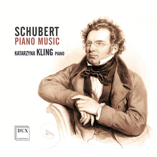 the album cover for Schubert / Kling - Piano Music