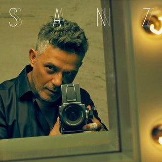 the album cover for Alejandro Sanz - Sanz