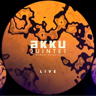 the album cover for AKKU quintet - Live