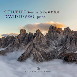 the album cover for Schubert / Deveau - Sonatas D 959 & D 960