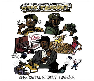 the album cover for Bane Capital & Koncept Jack$On - Good Product