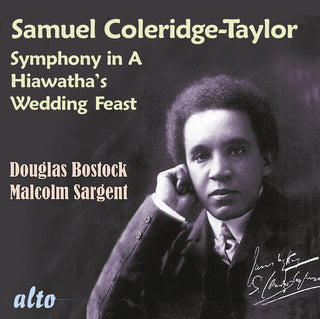 the album cover for Aarhus Symphony Orchestra / Douglas Bostock - Samuel Coleridge-Taylor: Sym In A Minor/Hiawatha's