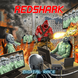 the album cover for Redshark - Digital Race