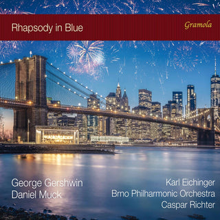 the album cover for Gershwin / Eichinger / Richter - Rhapsody In Blue
