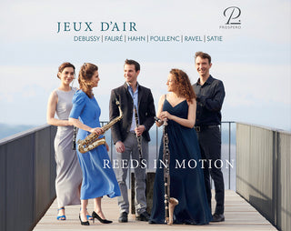 the album cover for Debussy / Reeds In Motion - Jeux D Air