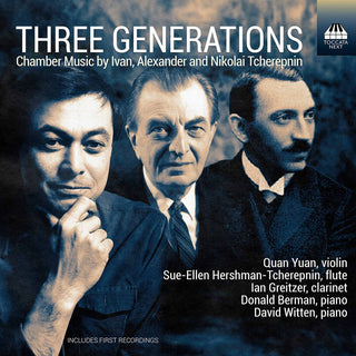 the album cover for Tcherepnin / Yuan / Berman - Three Generations