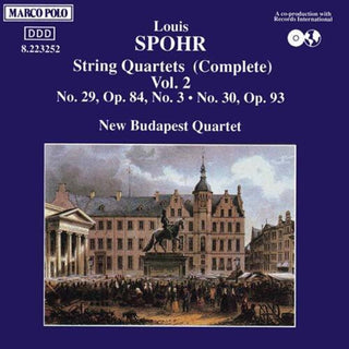 the album cover for Spohr / New Budapest Quartet - Complete String Quartets 2