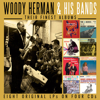 the album cover for Woddy Herman  & His Bands - His Finest Albums