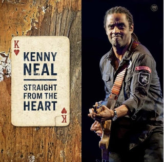 the album cover for Kenny Neal - Straight From The Heart