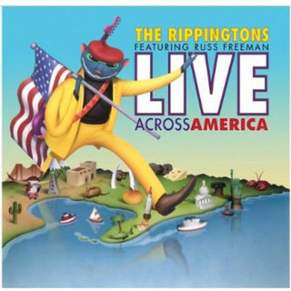 the album cover for The Rippingtons - Live: Across America