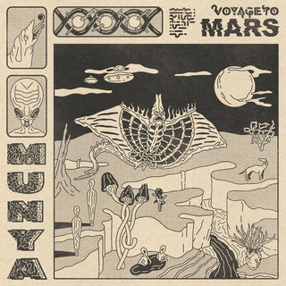the album cover for Munya - Voyage To Mars [Colored Vinyl] (Org)