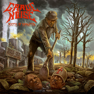 the album cover for Grave Noise - Roots Of Damnation