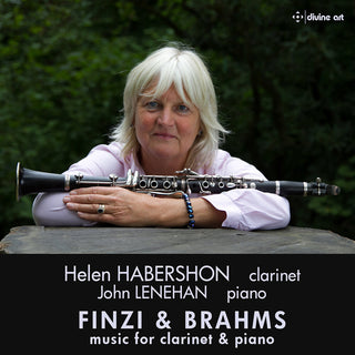 the album cover for Brahms / Habershon / Lenehan - Finzi & Music For Clar