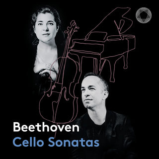 the album cover for Beethoven / Weilerstein / Barnatan - Cello Sonatas (2pk)