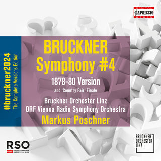 the album cover for Bruckner / Bruckner Orchester Linz - Symphony No 4