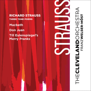 the album cover for Cleveland Orchestra - Strauss: Three Tone Poems
