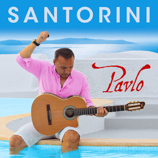 the album cover for Pavlo - Santorini