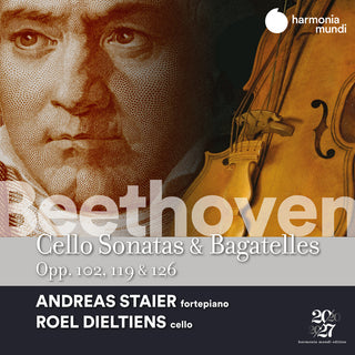 the album cover for Roel Dieltiens  / Staier,Andreas - Beethoven: Cello Sonatas Op.102
